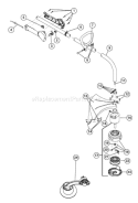 Part Location Diagram of 753-1163 MTD Edger Guide Assembly